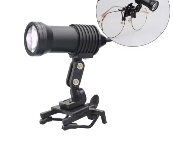 5W Headlight Headlamp With Glasses Clip For Dental Loupe Dental Lab Medical Dental Magnifier